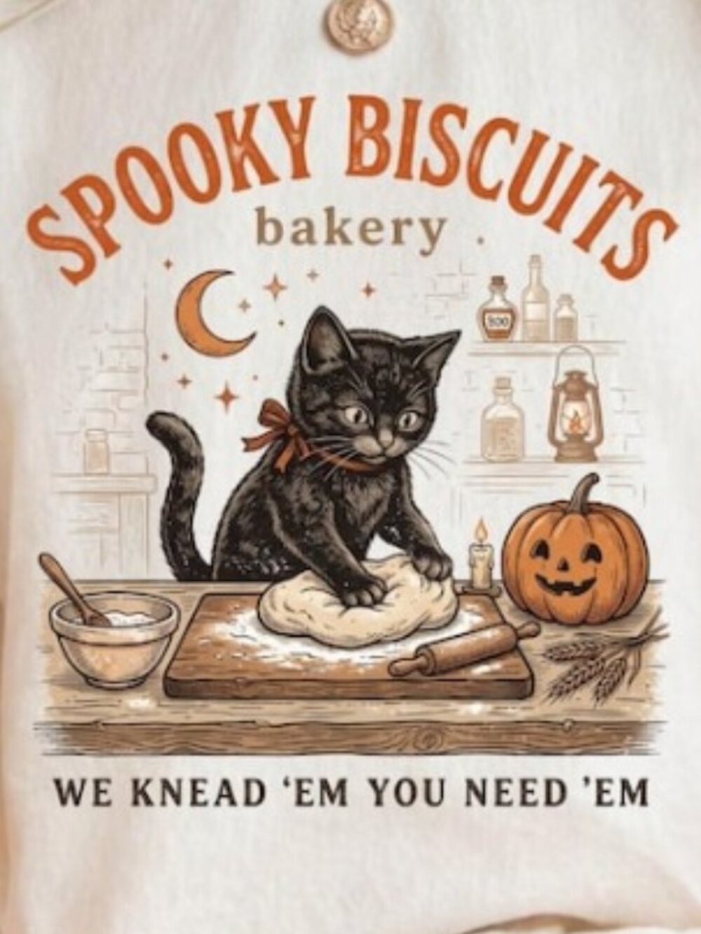 Spooky biscuits Club Shirt, Funny Cat Dad Shirt - Picture 2 of 4